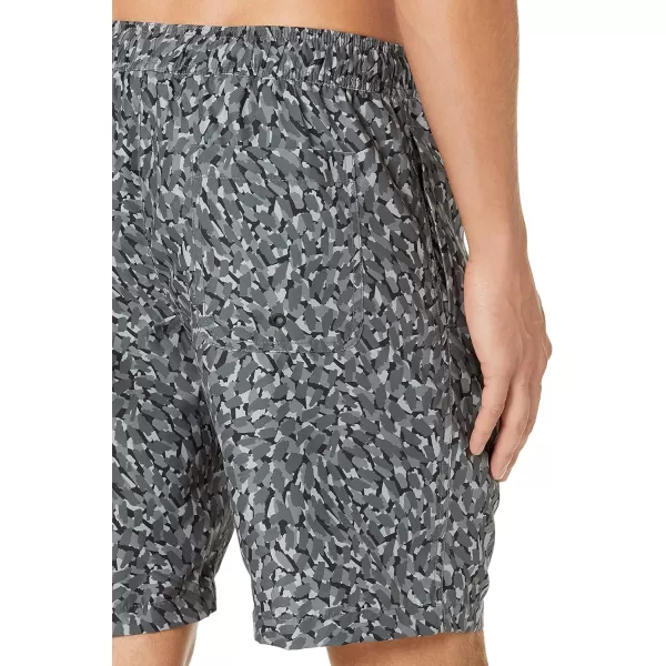 Amazon Essentials Mens 9 QuickDry Swim TrunkGrey Paint