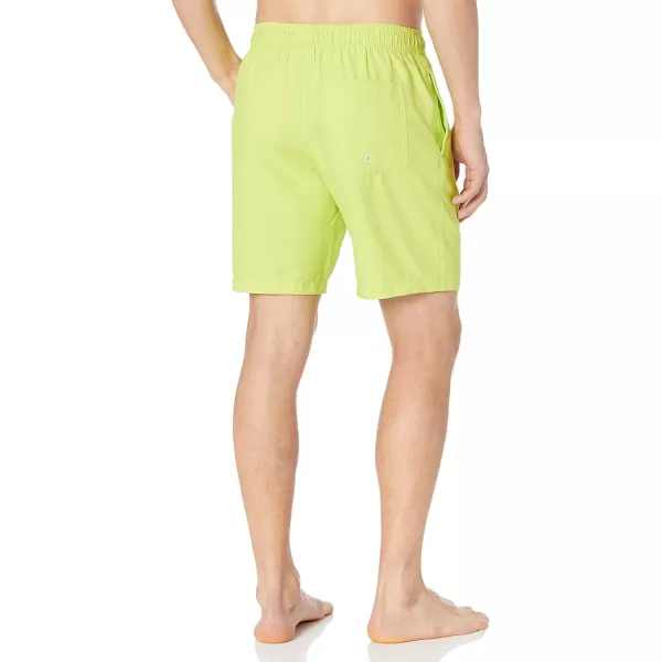 Amazon Essentials Mens 9 QuickDry Swim TrunkLime Green