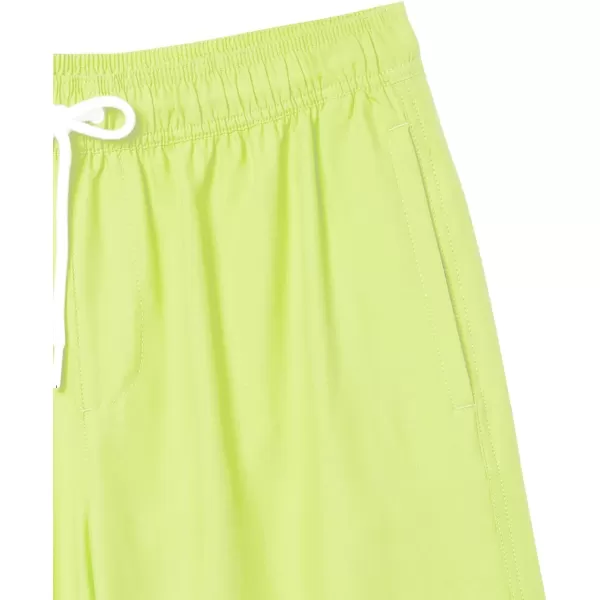 Amazon Essentials Mens 9 QuickDry Swim TrunkLime Green