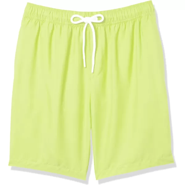 Amazon Essentials Mens 9 QuickDry Swim TrunkLime Green