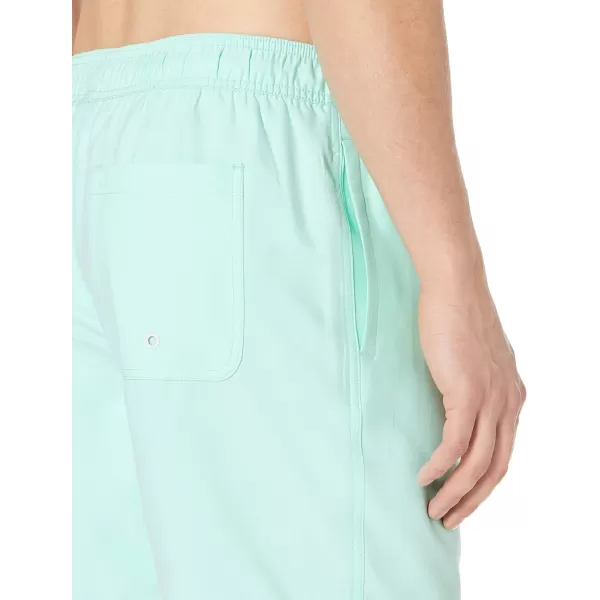 Amazon Essentials Mens 9 QuickDry Swim TrunkMint Green