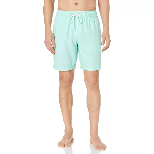 Amazon Essentials Mens 9 QuickDry Swim TrunkMint Green