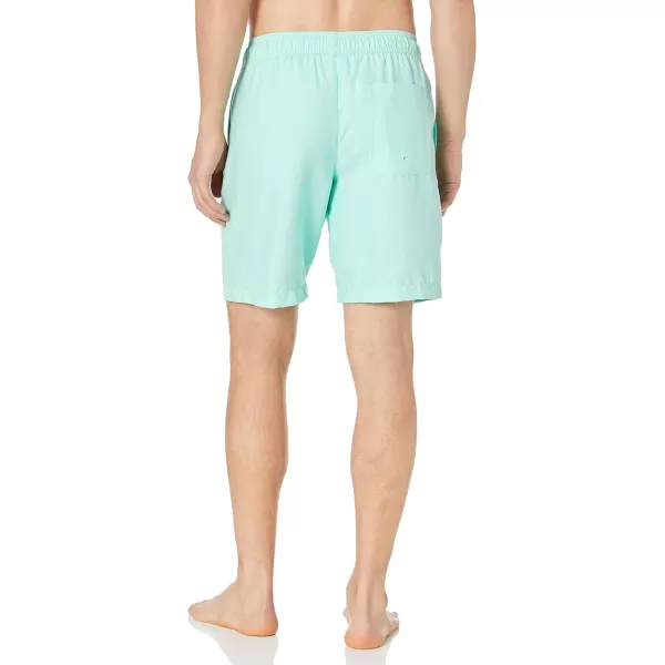 Amazon Essentials Mens 9 QuickDry Swim TrunkMint Green