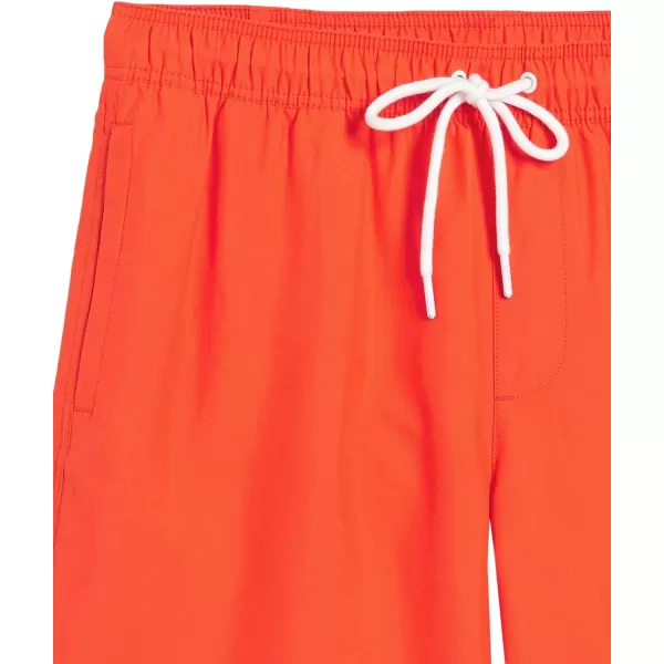 Amazon Essentials Mens 9 QuickDry Swim TrunkOrange