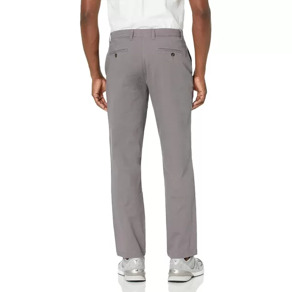 Amazon Essentials Mens AthleticFit Casual Stretch Chino Pant Available in Big amp TallDark Grey