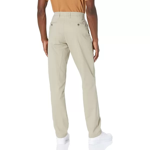 Amazon Essentials Mens AthleticFit Casual Stretch Chino Pant Available in Big amp TallKhaki Brown
