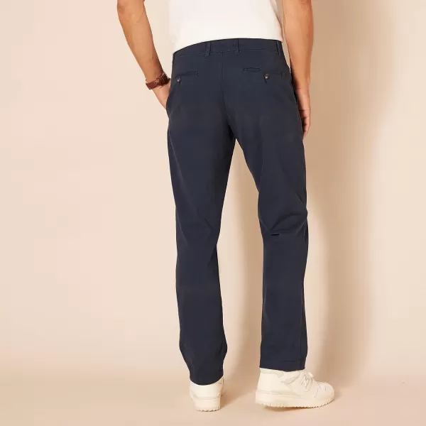 Amazon Essentials Mens AthleticFit Casual Stretch Chino Pant Available in Big amp TallNavy