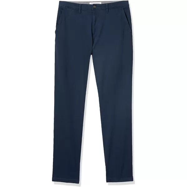 Amazon Essentials Mens AthleticFit Casual Stretch Chino Pant Available in Big amp TallNavy