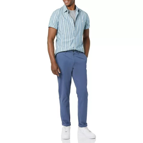 Amazon Essentials Mens AthleticFit Casual Stretch Chino Pant Available in Big amp TallVintage Indigo