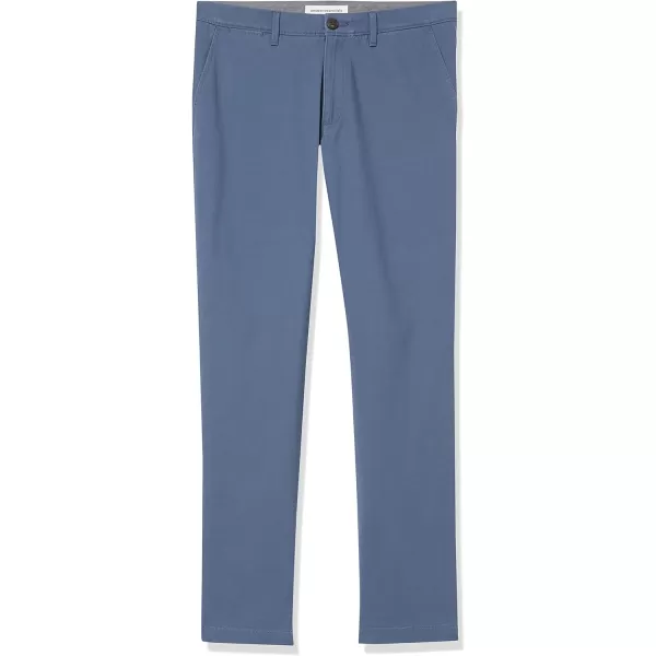 Amazon Essentials Mens AthleticFit Casual Stretch Chino Pant Available in Big amp TallVintage Indigo