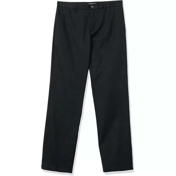 Amazon Essentials Mens ClassicFit WrinkleResistant FlatFront Chino Pant Available in Big  TallBlack