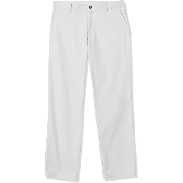 Amazon Essentials Mens ClassicFit WrinkleResistant FlatFront Chino Pant Available in Big  TallSilver