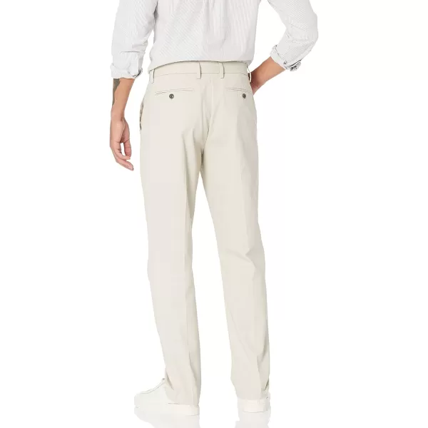 Amazon Essentials Mens ClassicFit WrinkleResistant FlatFront Chino Pant Available in Big  TallStone