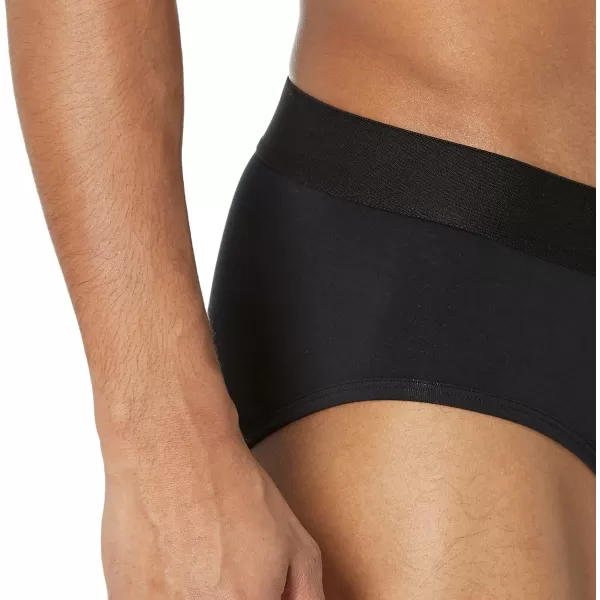 Amazon Essentials Mens Cotton Jersey Brief Available in Big amp Tall Pack of 7Black