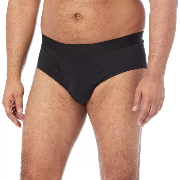 Amazon Essentials Mens Cotton Jersey Brief Available in Big amp Tall Pack of 7Black