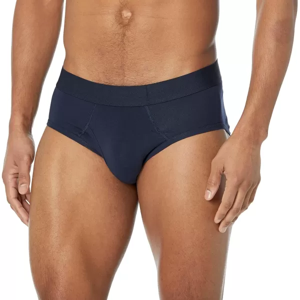 Amazon Essentials Mens Cotton Jersey Brief Available in Big amp Tall Pack of 7BlackNavyGrey Heather