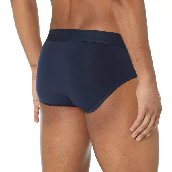 Amazon Essentials Mens Cotton Jersey Brief Available in Big amp Tall Pack of 7BlackNavyGrey Heather