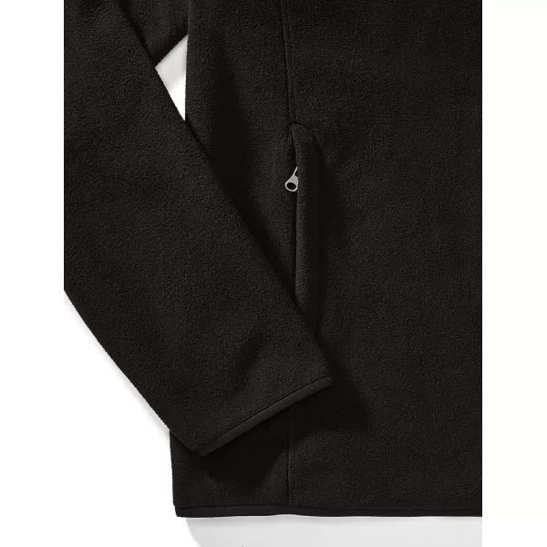 Amazon Essentials Mens FullZip Polar Fleece Jacket Available in Big amp TallPolyester Black