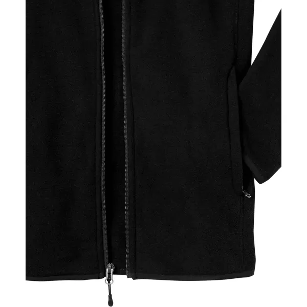 Amazon Essentials Mens FullZip Polar Fleece Jacket Available in Big amp TallPolyester Black