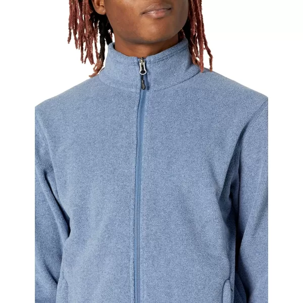 Amazon Essentials Mens FullZip Polar Fleece Jacket Available in Big amp TallPolyester Blue Heather