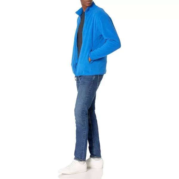 Amazon Essentials Mens FullZip Polar Fleece Jacket Available in Big amp TallPolyester Cobalt Blue