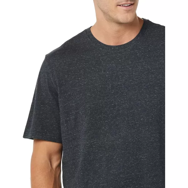 Amazon Essentials Mens RegularFit ShortSleeve Crewneck TShirt Pack of 2BlackCharcoal Heather