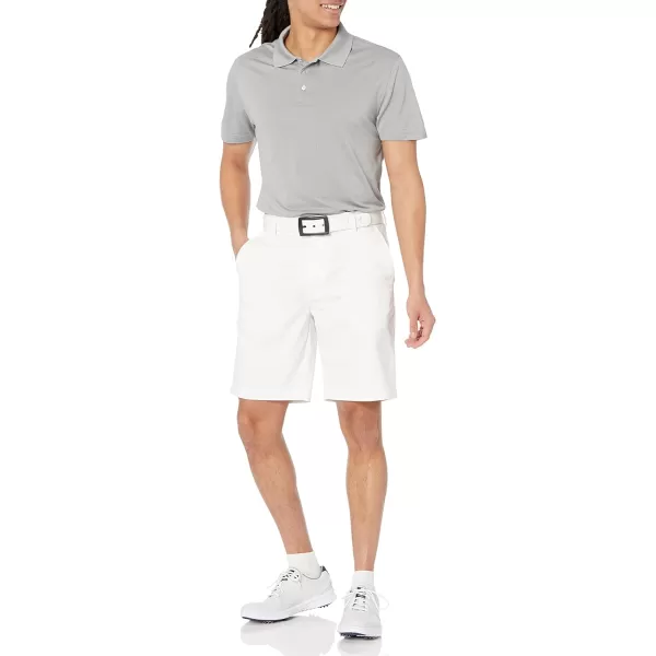 Amazon Essentials Mens SlimFit QuickDry Golf Polo ShirtLight Grey Heather