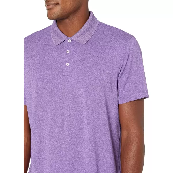 Amazon Essentials Mens SlimFit QuickDry Golf Polo ShirtPurple Heather