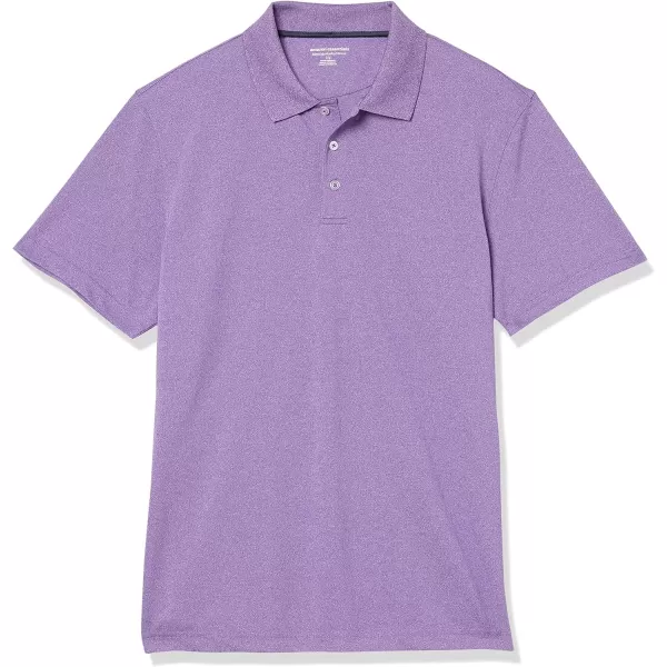 Amazon Essentials Mens SlimFit QuickDry Golf Polo ShirtPurple Heather