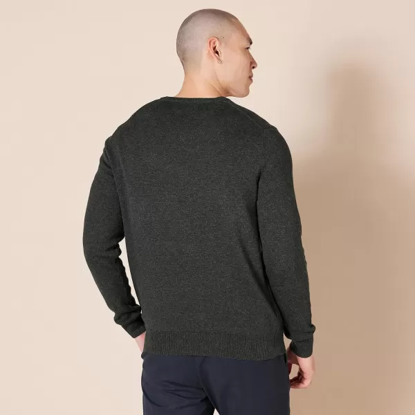 Amazon Essentials Mens VNeck Sweater Available in Big amp TallCharcoal Heather