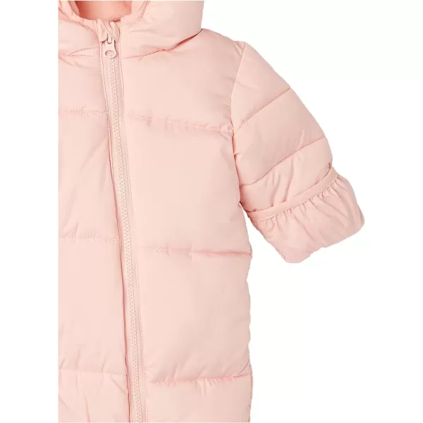 Amazon Essentials Unisex Babies Puffer Bunting SuitBlush