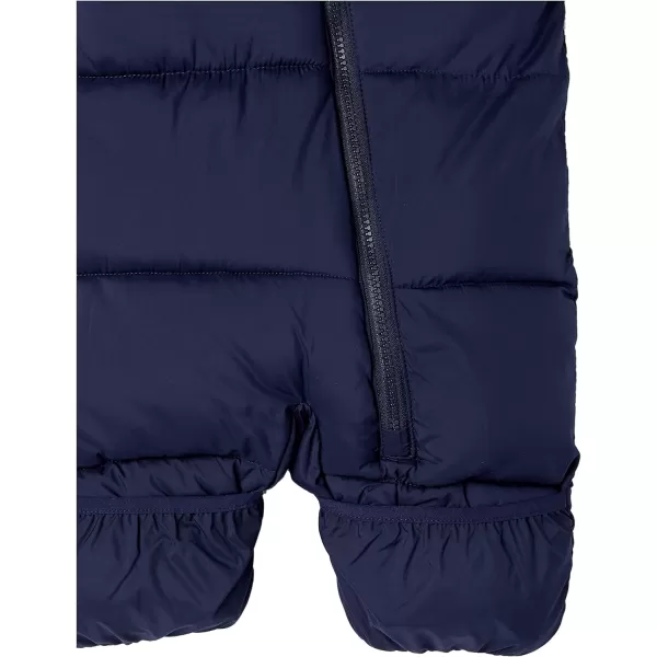 Amazon Essentials Unisex Babies Puffer Bunting SuitDark Navy
