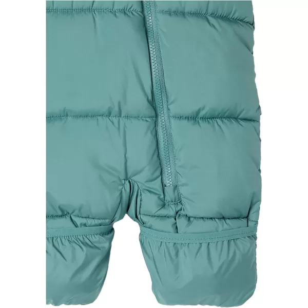 Amazon Essentials Unisex Babies Puffer Bunting SuitDark Sage Green