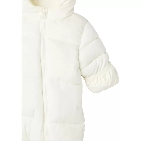 Amazon Essentials Unisex Babies Puffer Bunting SuitIvory