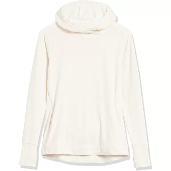 Amazon Essentials Womens Brushed Tech Stretch Popover Hoodie Available in Plus SizeIvory