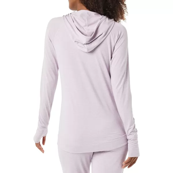 Amazon Essentials Womens Brushed Tech Stretch Popover Hoodie Available in Plus SizeLavender