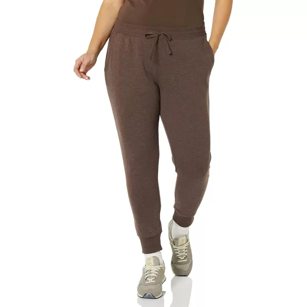 Amazon Essentials Womens Fleece Jogger Sweatpant Available in Plus SizeBrown Heather