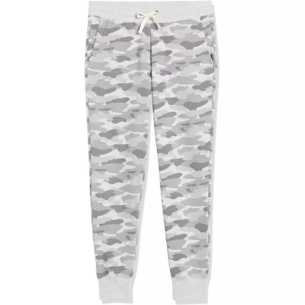 Amazon Essentials Womens Fleece Jogger Sweatpant Available in Plus SizeLight Grey Camo