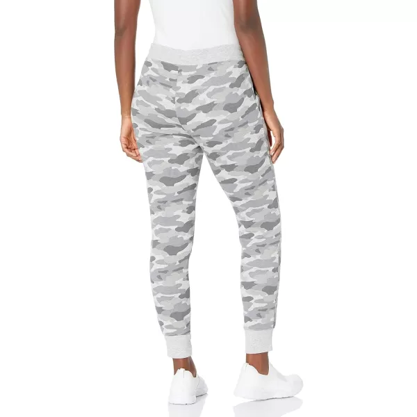 Amazon Essentials Womens Fleece Jogger Sweatpant Available in Plus SizeLight Grey Camo