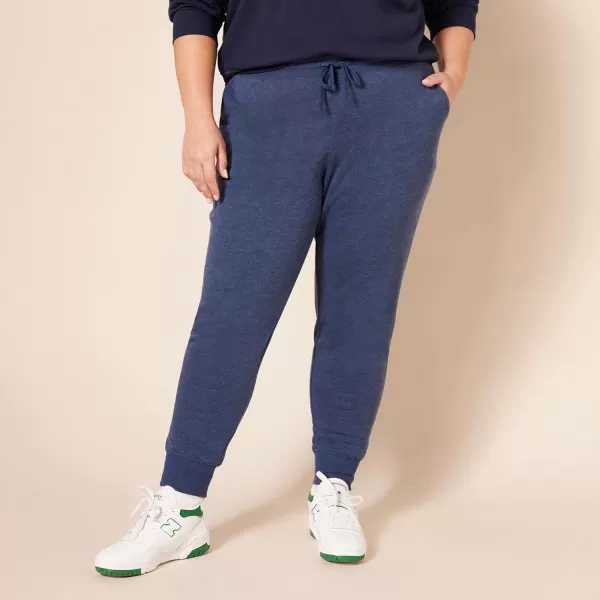 Amazon Essentials Womens Fleece Jogger Sweatpant Available in Plus SizeNavy Heather