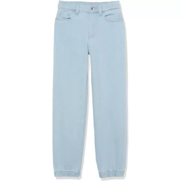 Amazon Essentials Boys and Toddlers PullOn Jean Jogger PantLight Blue