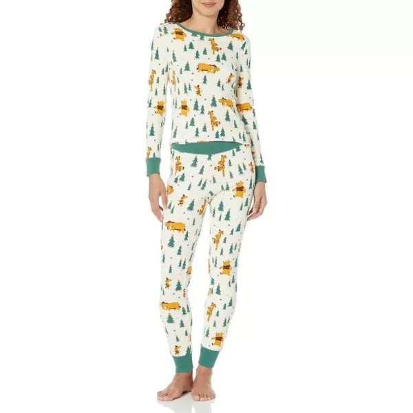 Adult Pooh Holiday Forest - Womens Snug Fit