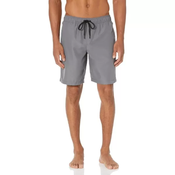 Amazon Essentials Mens 9 QuickDry Swim TrunkCharcoal