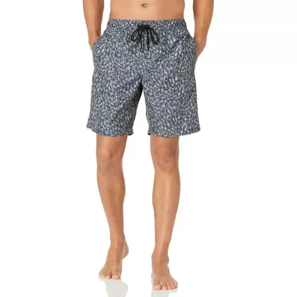 Amazon Essentials Mens 9 QuickDry Swim TrunkGrey Paint