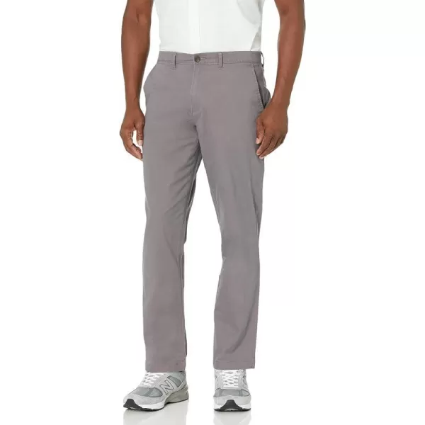 Amazon Essentials Mens AthleticFit Casual Stretch Chino Pant Available in Big amp TallDark Grey