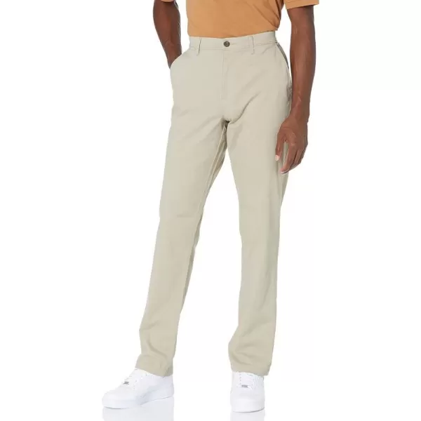 Amazon Essentials Mens AthleticFit Casual Stretch Chino Pant Available in Big amp TallKhaki Brown