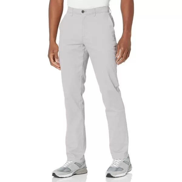 Amazon Essentials Mens AthleticFit Casual Stretch Chino Pant Available in Big amp TallLight Grey