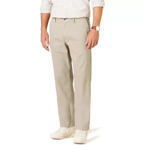 Amazon Essentials Mens ClassicFit WrinkleResistant FlatFront Chino Pant Available in Big  TallKhaki Brown