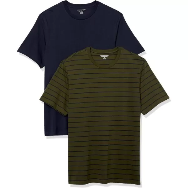 Navy/Olive Stripe