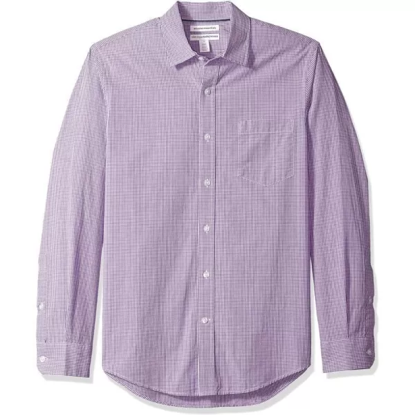 Purple White Gingham